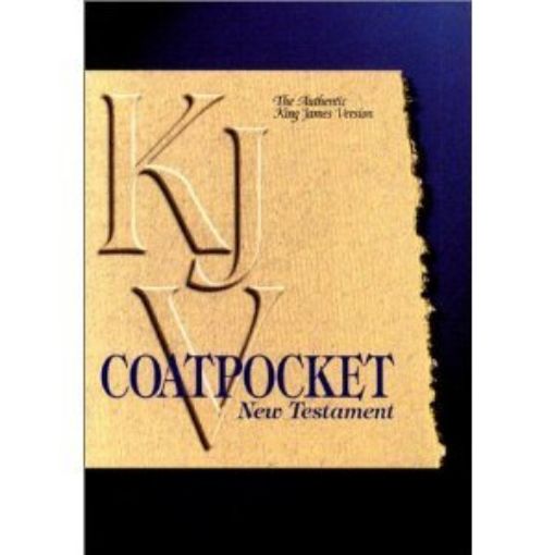 Picture of Kjv-Coat Pocket Bibl. Nt-Blue