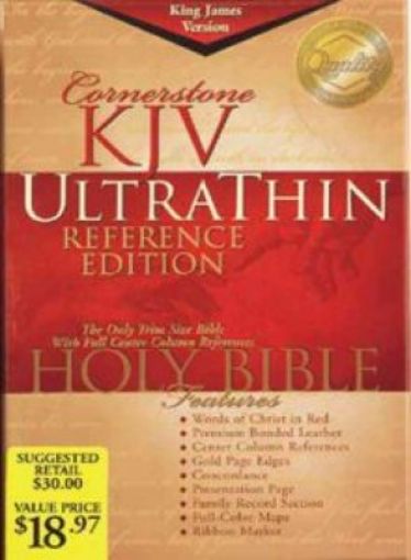 Picture of Kjv-Cs-Ultrathin Reference. Bible-Bg