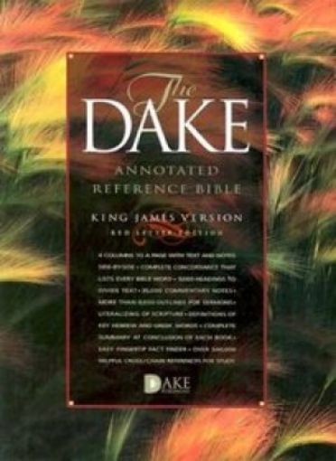 Picture of Kjv-Dake Ref. Bible,Bg-Indexed