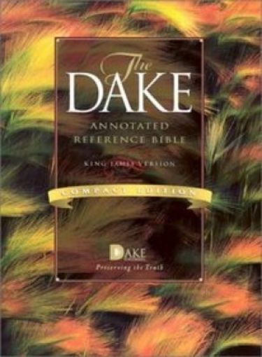 Picture of Kjv-Dake Ref. Bible,Compact-Hc