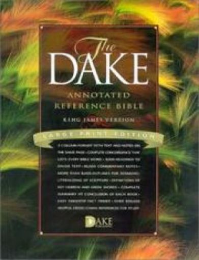 Picture of Kjv-Dake Ref.Bible,L/P-Burg