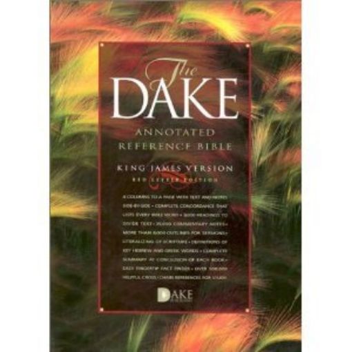 Picture of Kjv-Dake Ref.Bible-Blk-Indexed