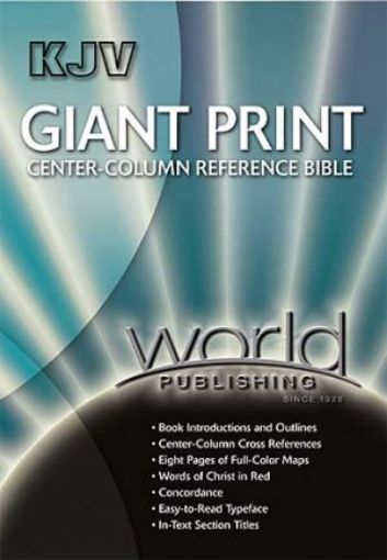 Picture of Kjv-G.Print Bible-Ind.Rgp8-Blk