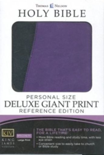 Picture of Kjv- Personal Size, Deluxe Giant Print Reference Edition Bible