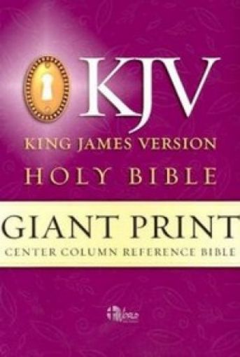 Picture of Kjv-Giant Print Bible Rgp8-Blu