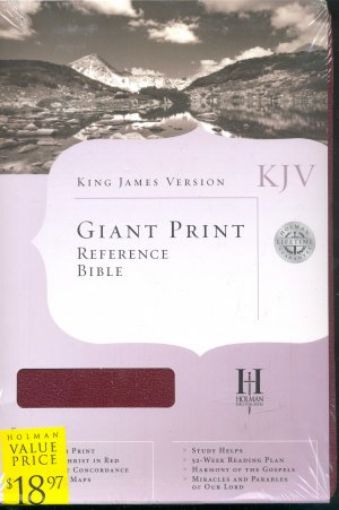 Picture of Kjv-Giant Print Bible,Burgundy