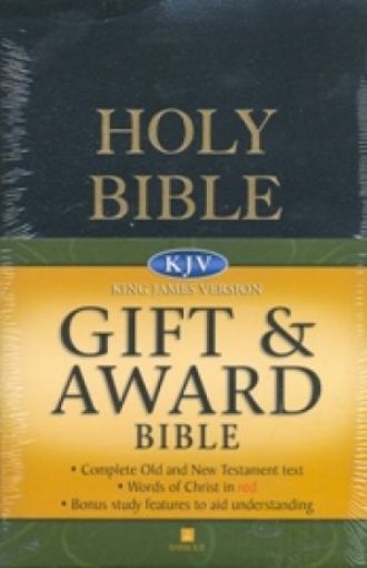 Picture of Kjv-Gift & Award Bible-Black,Babour
