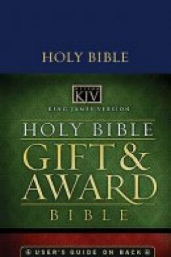 Picture of Kjv-Gift & Award Bible-Blue Tn