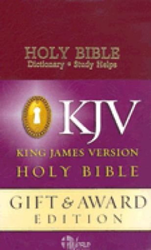 Picture of Kjv-Gift & Award Bible-Bur, Rv