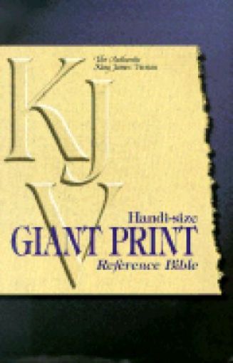 Picture of Kjv-Handi-Size Giant Print-Blk