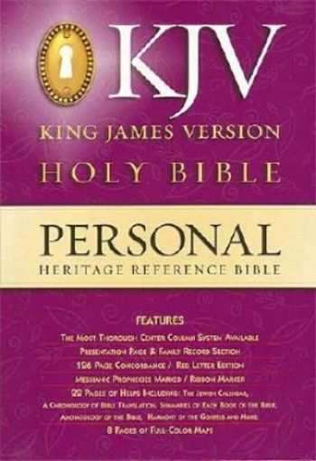 Picture of Kjv-Her. Ref Bible-Pers-Blk