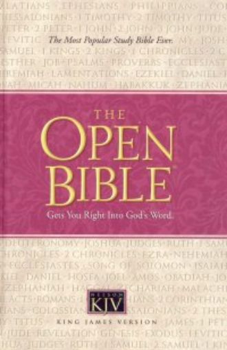 Picture of Kjv-The Open Bible, Hard Cover