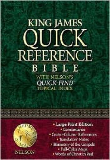 Picture of Kjv-Quick Open Reference Bible,Hard Cover