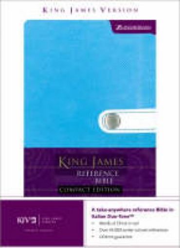 Picture of Kjv-Ref. Bible Compact-Blu/Wht