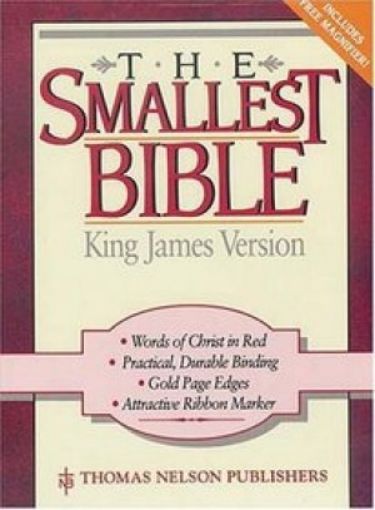 Picture of Kjv-Smallest Bible -Burg.