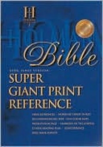 Picture of Kjv-Super G.Print Ref Bib-Bk