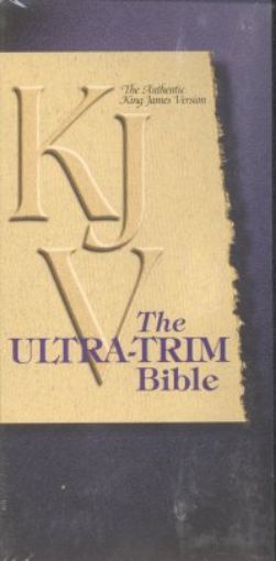 Picture of Kjv Ultra-Trim Bible,Snap-Blk