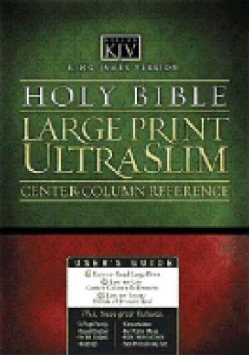 Picture of Kjv-Ultraslim Bible-L/P-Burg