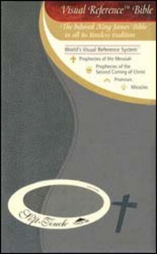 Picture of Kjv-Visual Ref. Bible-Grey