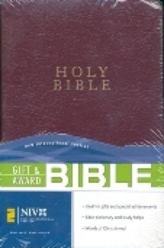 Picture of Niv-Gift & Award Bible-Burgundy