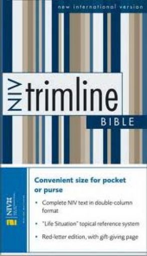 Picture of Niv-Trimline Bible Plain-Black