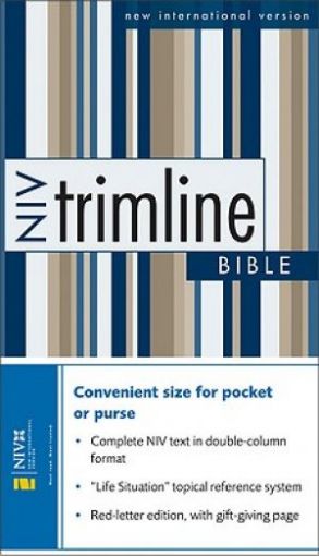 Picture of Niv-Trimline Bible Plain-Burg