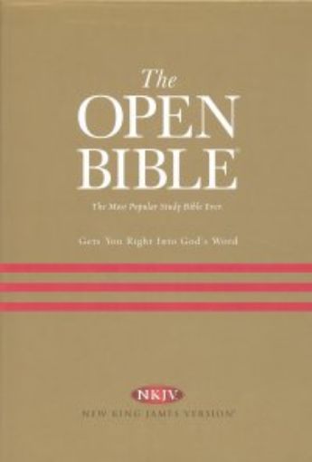 Picture of Nkjv-The Open Bible-Burg