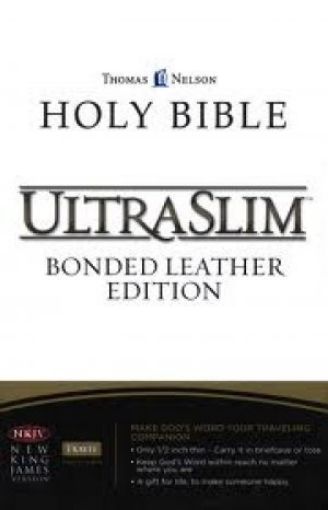 Picture of Nkjv-Ultraslim Bible-Black