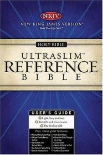 Picture of Nkjv-Ultraslim Reference Bible,Black