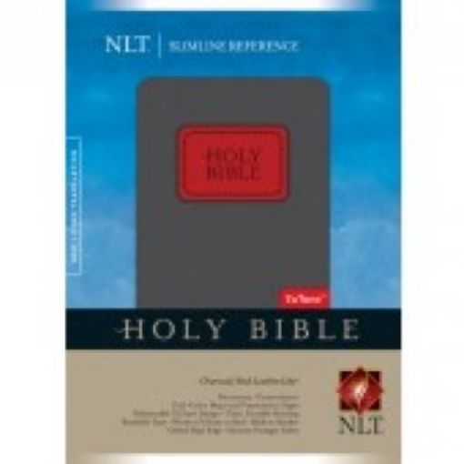 Picture of Nlt-Slimline Reference Bible,Duo Tone,Char/Red