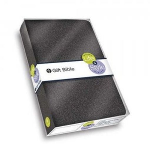 Picture of S-Kjv-Nels. L&S Gift Bible-Blk