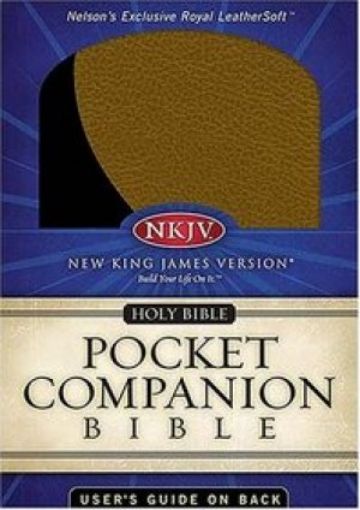 Picture of Nkjv-Pocket Comp Bible Black