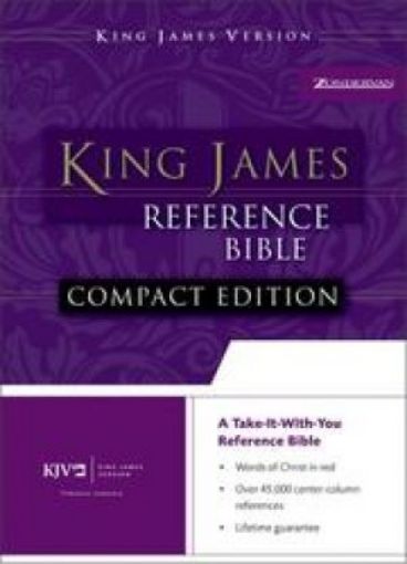 Picture of Kjv-Compact Bible Burgundy Flap