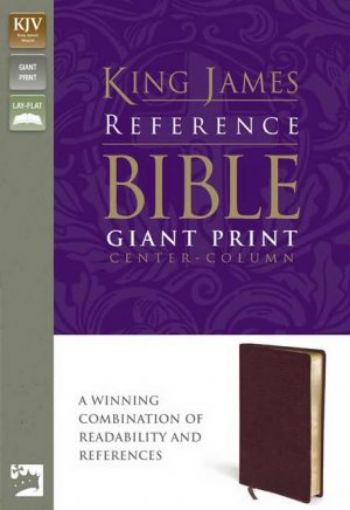 Picture of Kjv-G.Print Ccol Reference Bible-Burgundy