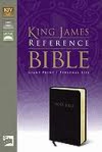 Picture of Kjv-Giant Print Reference Bible-Black