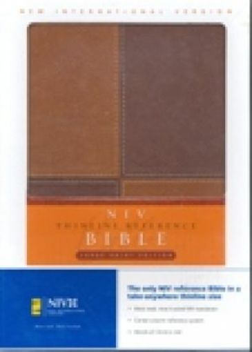 Picture of Niv-Thinline Reference Bible -Large Print -Brown /Brown