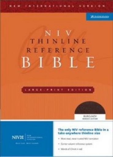 Picture of Niv Thinline Reference Bible, Large Print