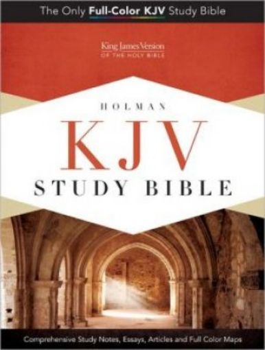 Picture of Kjv Study Bible, Blue/Taupe Leathertouch
