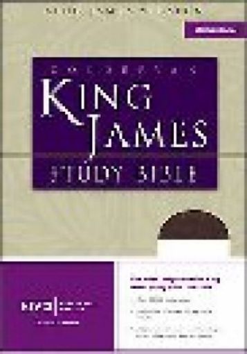Picture of Kjv Zondervan Study Bible, Leather, Burgundy