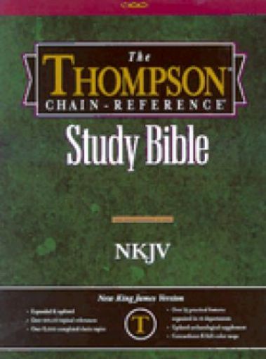 Picture of Nkjv-Thomp Chain Bible-Blk-309