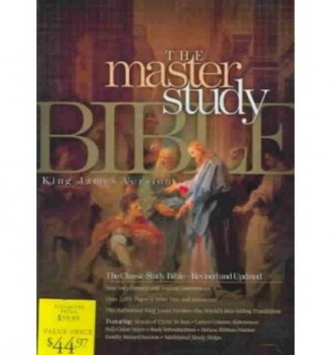 Picture of Kjv Master Study Bible, Black Genuine Leather