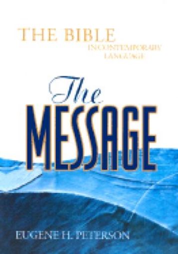 Picture of The Message Bible-Black