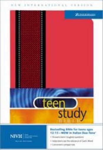 Picture of Niv-Teen Study Bible-Red