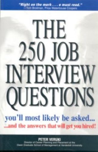 Picture of The 250 Job Interview Questions