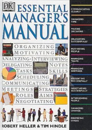 Picture of Bz-Essential Manager's Manual