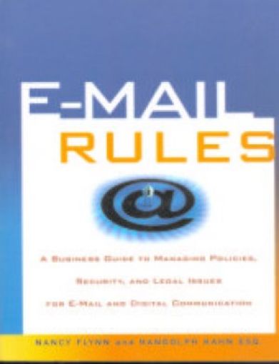 Picture of E-Mail Rules, Paper Cover