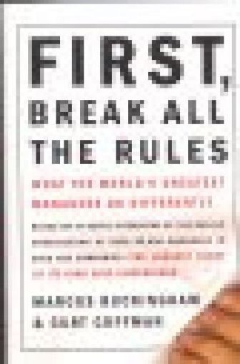 Picture of First,Break All The Rules, Paper Cover