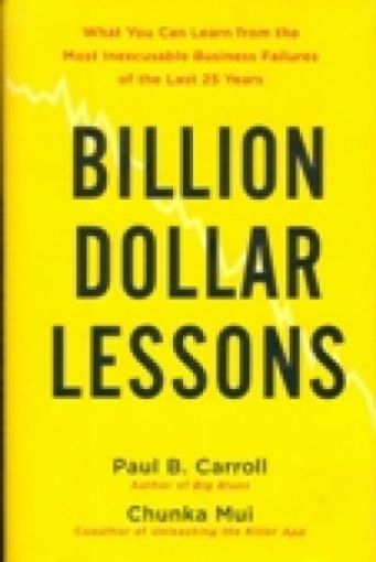 Picture of Billion Dollar Lessons,Hardcover