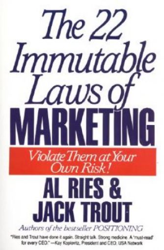 Picture of 22 Immutable Laws Of Marketing