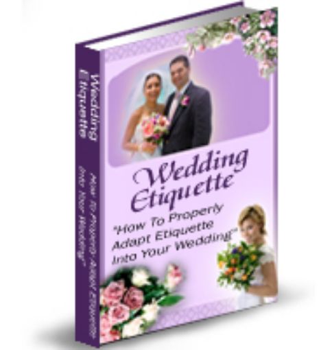 Picture of Wedding Etiquettes 101